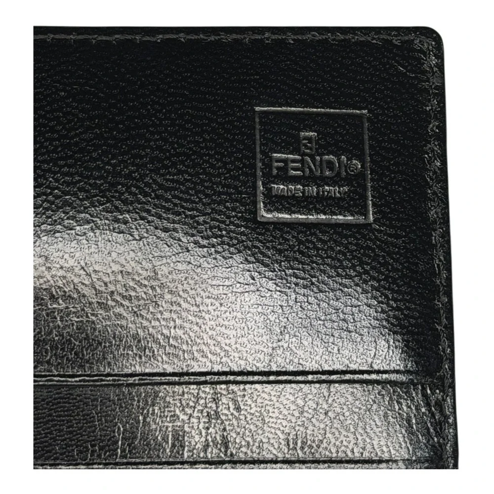 Fendi Black Zucca Canvas Continental Wallet | Box & Dust Bag | Made in Italy